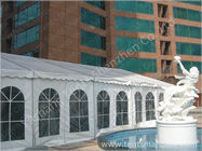 White PVC Fabric Cover Outdoor Event Tent , wind resistant tent with White Roof Lining