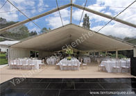 Grassland Clear PVC Fabric Cover Aluminum Profile Luxury Wedding Tents Buildings