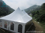 Aluminum Frame 8x8 Gazebo Canopy Tents , Outdoor High Peak Tents For Restaurant