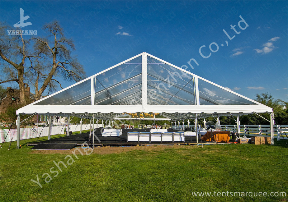 Clear PVC Fabric Top Aluminum Alloy Outdoor Luxury Wedding Tents